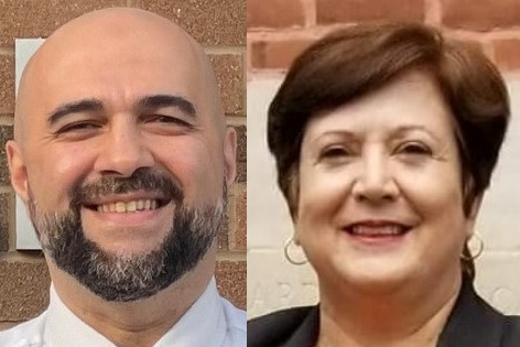 Candidates for mayor of Prospect Park: Mayor Mohamed Khairullah, a Democrat; and Republican Maria Emma Anderson.