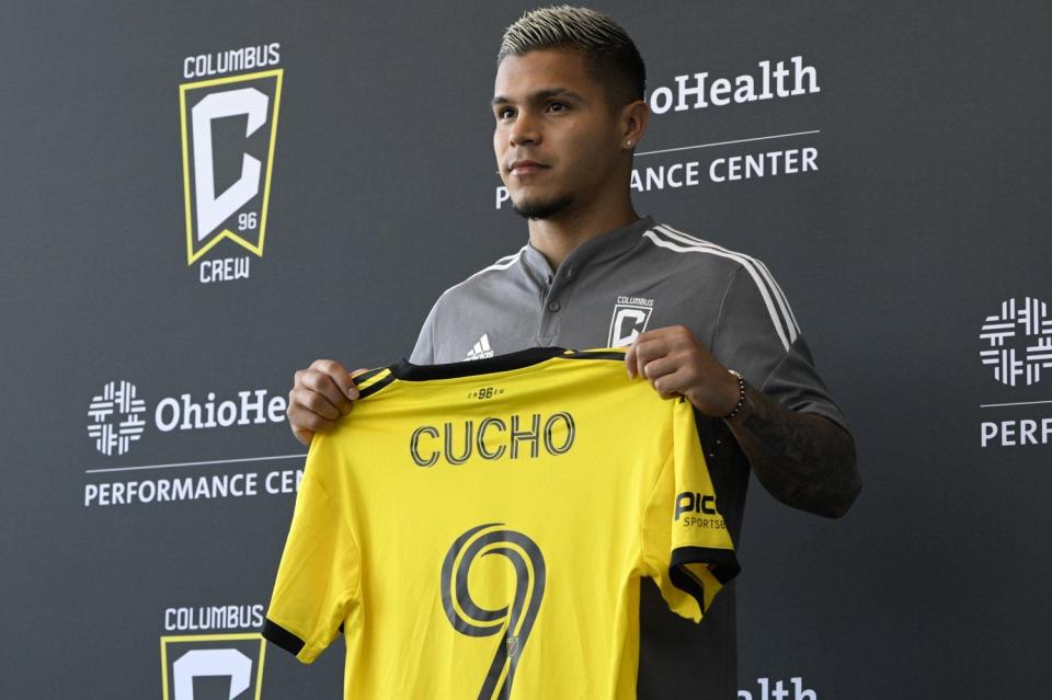 Crew striker Cucho Hernandez told reporters he's glad to be in Columbus, partly because it reminds him of his hometown of Pereira in Columbia.