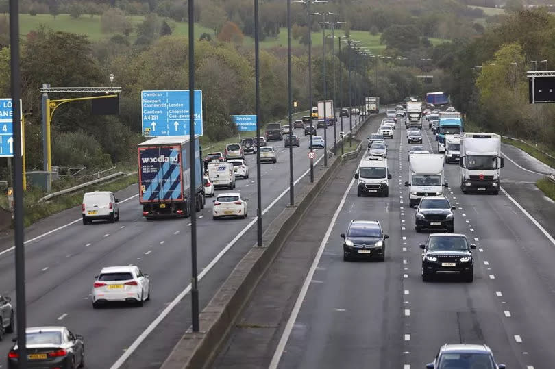 The M4 near Newport