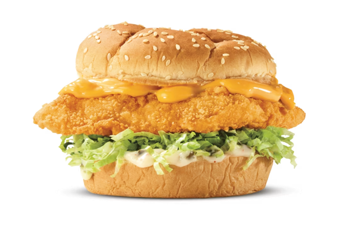 Arby's fish and cheddar sandwich