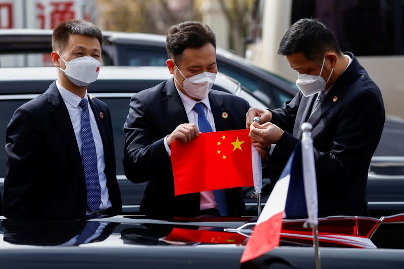 French President Macron on state visit in China