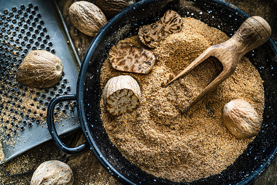 <div><p>"Grate nutmeg. Easy to do and life changing."</p><p>—<a href="https://www.buzzfeed.com/sistersisterssister" rel="nofollow noopener" target="_blank" data-ylk="slk:sistersisterssister;elm:context_link;itc:0;sec:content-canvas" class="link ">sistersisterssister</a></p></div><span> Fcafotodigital / Getty Images</span>