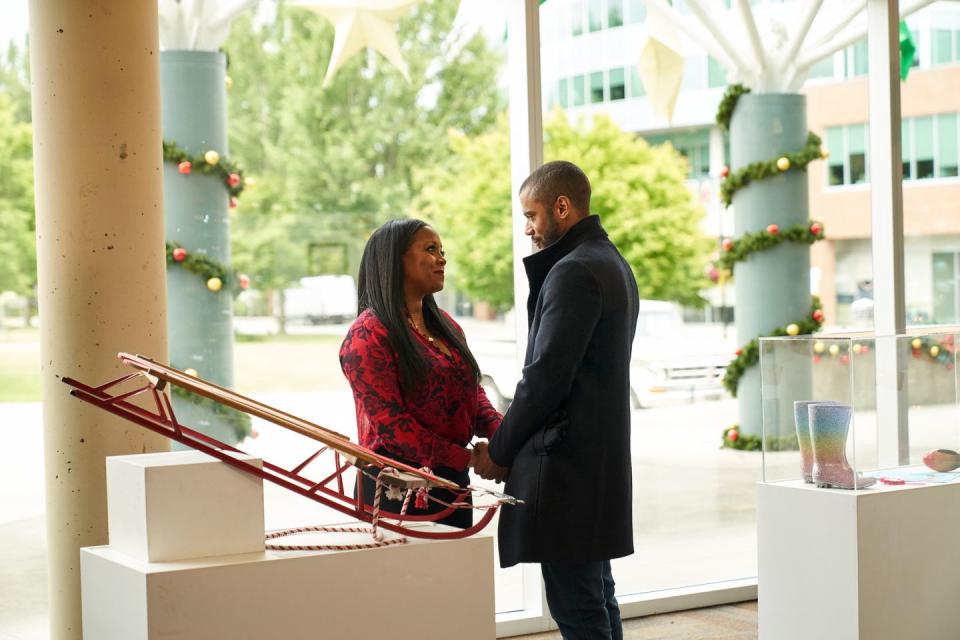 <p><strong>Sunday, November 1 at 8 p.m.</strong></p><p>Rebecca Knight (played by <strong>Keshia Knight Pulliam</strong>) isn't expecting much from her return home. Although she's busy taking care of her niece and nephew, she finds time to reunite with her childhood best friend, Drew (played by <strong>Jarod Joseph</strong>). The two of them revisit their favorite childhood activity — 12 Days of Christmas — and find something special along the way: love! </p>