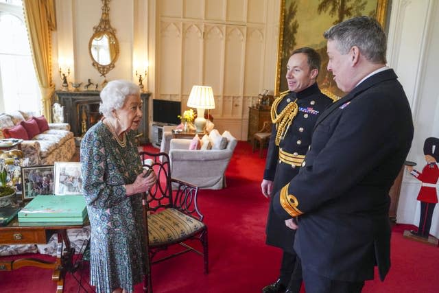 Audience at Windsor Castle