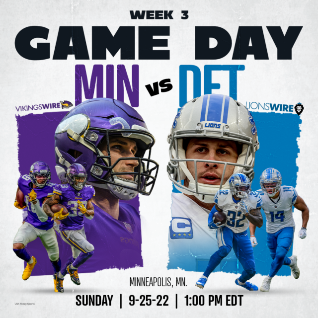 Lions vs. Vikings: How to watch, listen, stream the Week 13 game