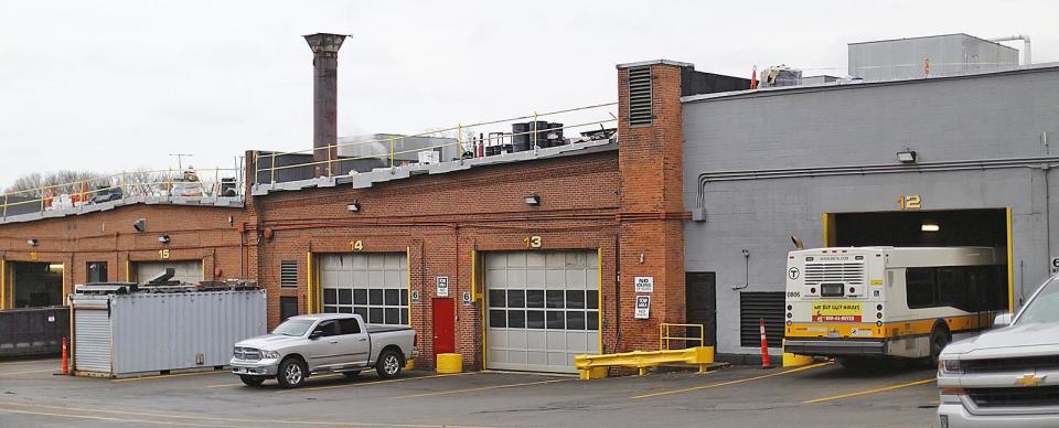 The MBTA bus maintenance facility on Hancock Street will close when a new facility opens in West Quincy.