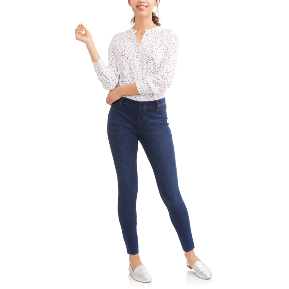 Time and Tru Women's Full Length Soft Knit Color Jegging (Photo: Walmart)