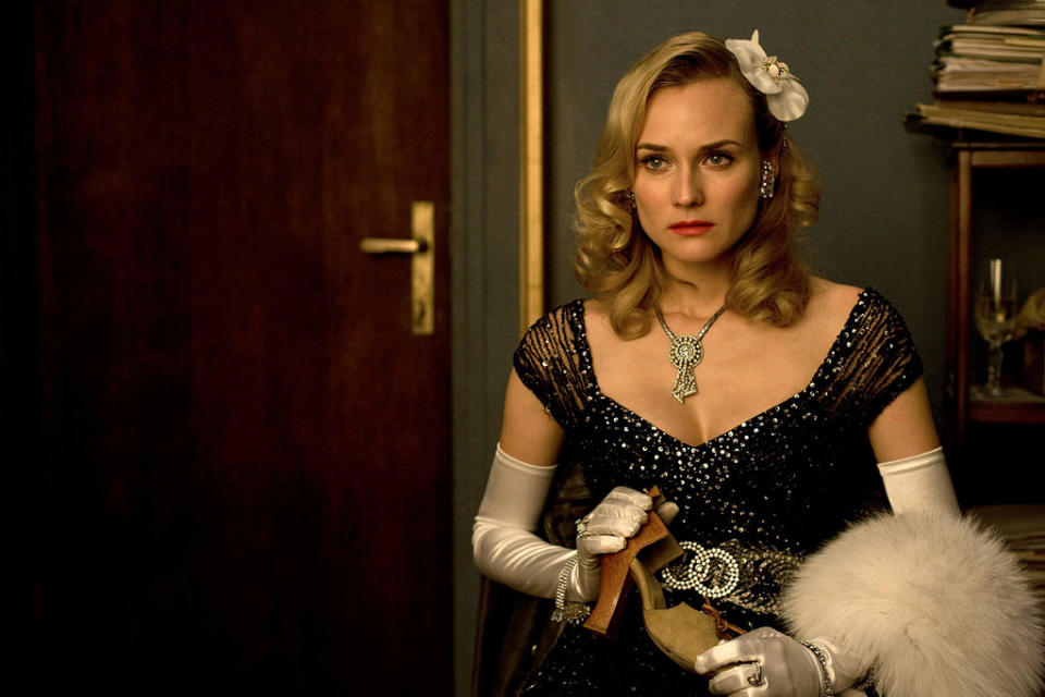 Inglourious Basterds Production Photos 2009 Weinstein Company Diane Kruger