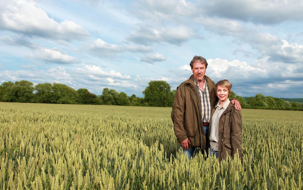 Characters in The Archers could soon be monitoring their crops by drone - GARY MOYES/BBC