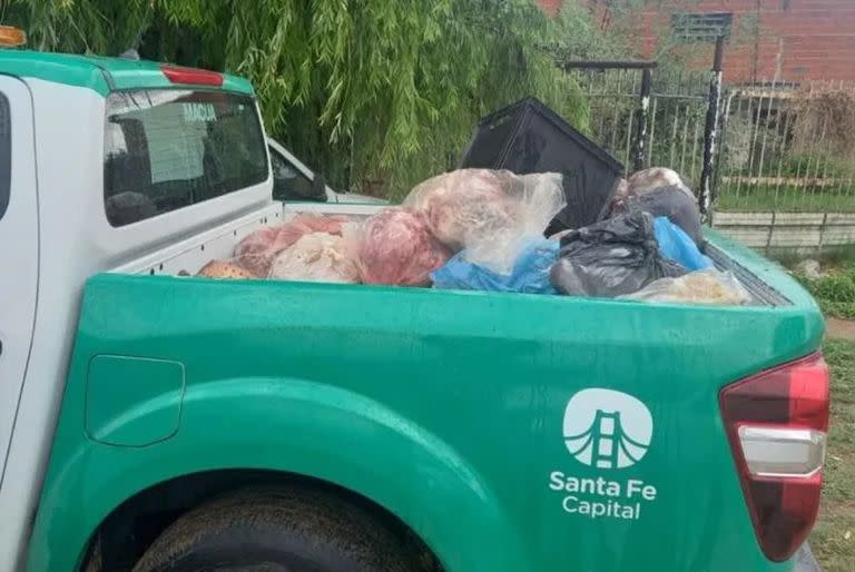 Decomisó de 6000 kilos de carne sin cadena de frío, hoy, en un establecimiento de Teniente Loza al 6300