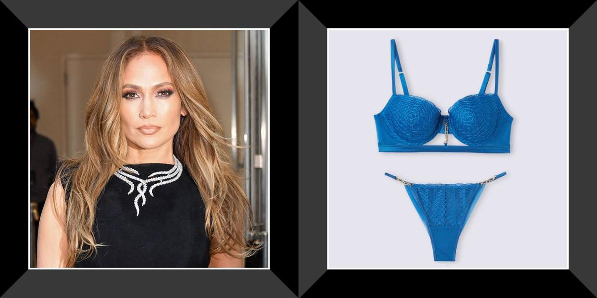 Shop J.Lo's Semi-Sheer Blue Intimissimi Underwear for Just $15