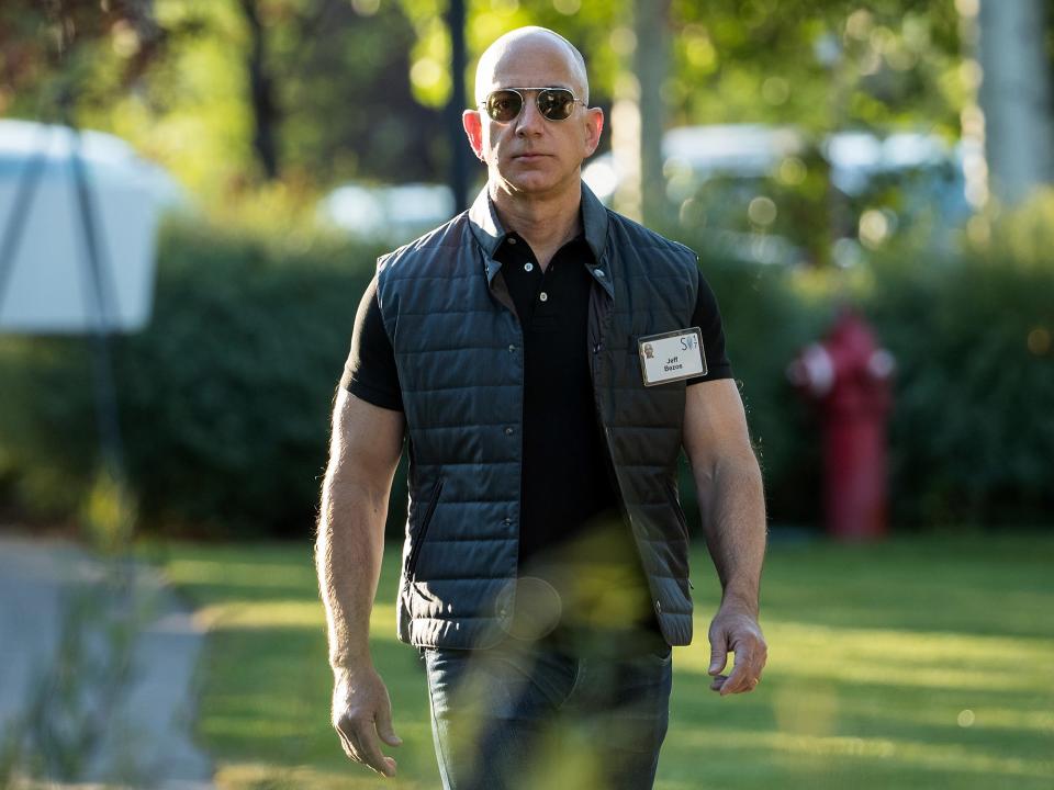 jeff bezos blue origin amazon founder sunglasses tough face GettyImages 813884326 4x3