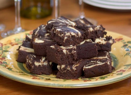 <strong>Get the <a href="http://www.huffingtonpost.com/2011/10/27/swirled-cheesecake-browni_n_1049074.html" target="_hplink">Light Whole-Wheat Swirl Brownies recipe</a></strong>