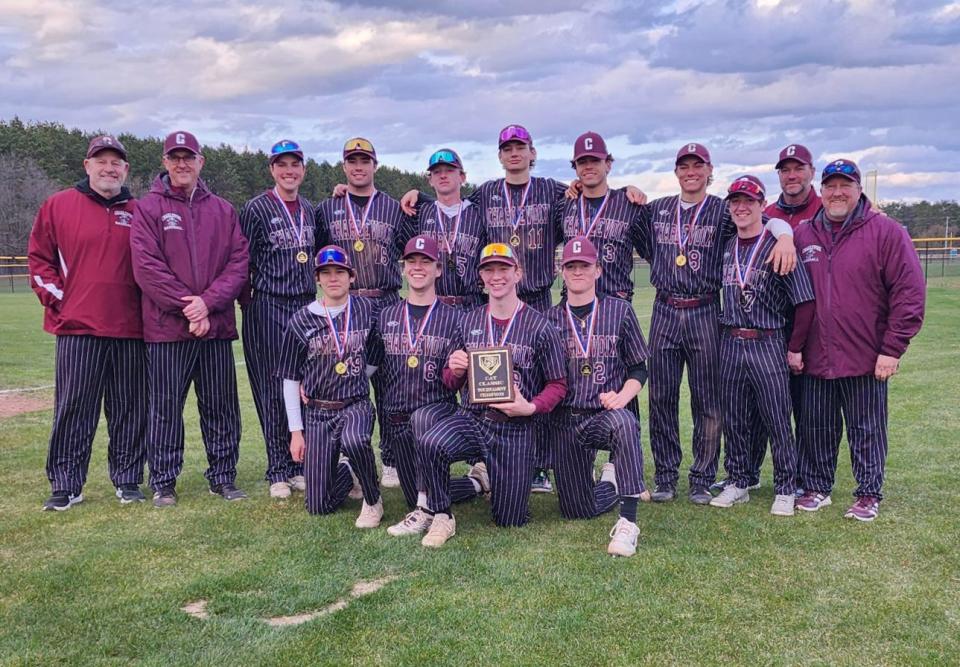 The Charlevoix baseball team earned an overall tourney victory in the Cat Classic in Evart over the weekend, one that came with a perfect game on the mound and triple play turned in the field.