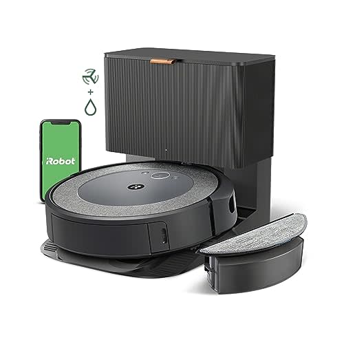 iRobot Roomba Combo i5+ Self-Emptying Robot Vacuum and Mop, Clean by Room with Smart Mapping, E…