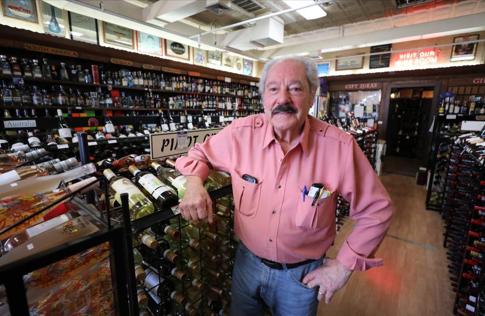 Tony Russo, proprietor of Aries Wines and Spirits on West Post Road in White Plains, is pictured in his shop, Feb. 8, 2024.