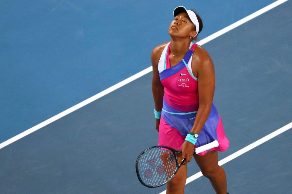 Naomi Osaka was unable to find a way past Amanda Anisimova (Tertius Pickard/AP) (AP)