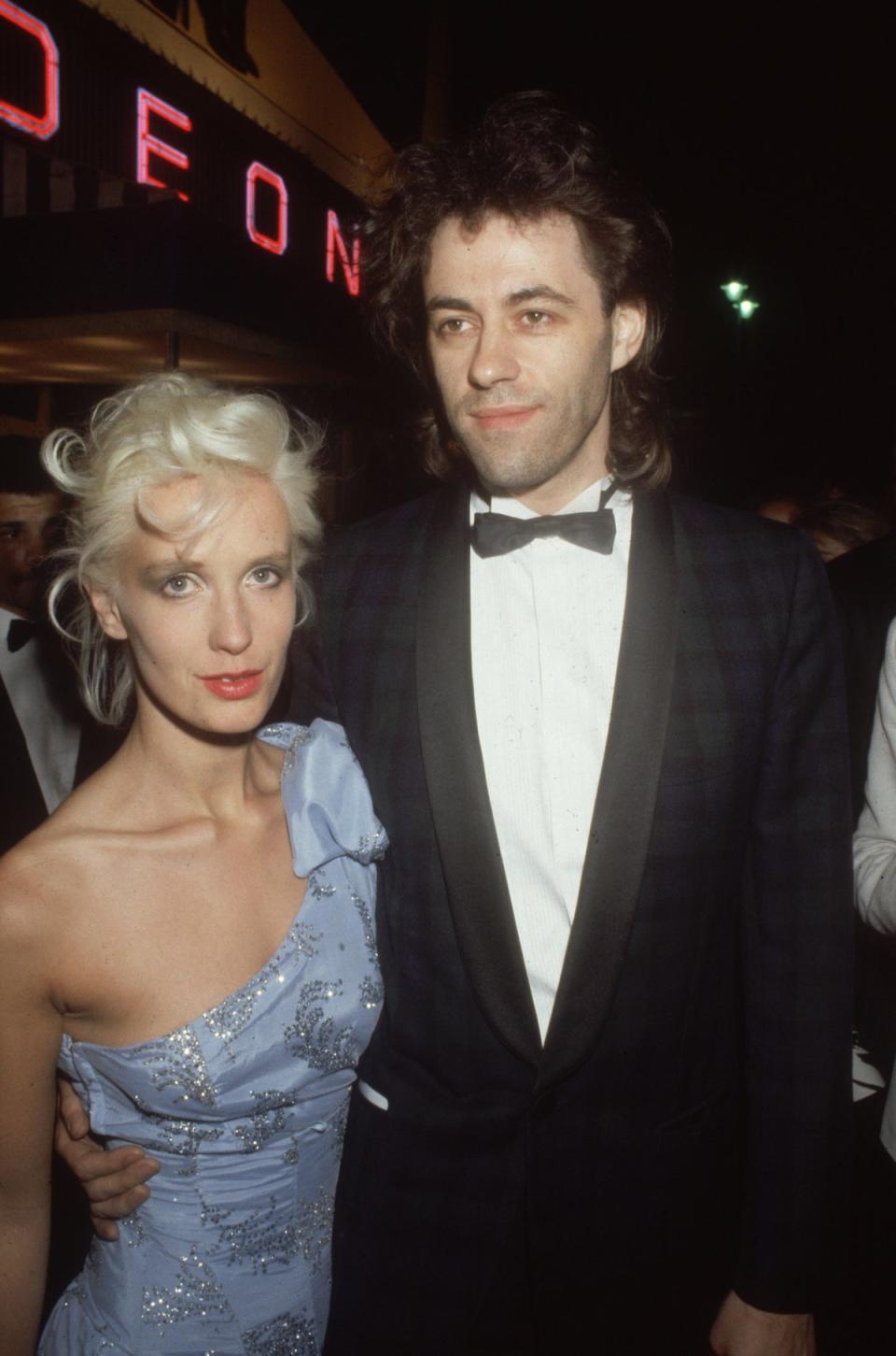 Paula Yates with Bob Geldof (Getty Images)