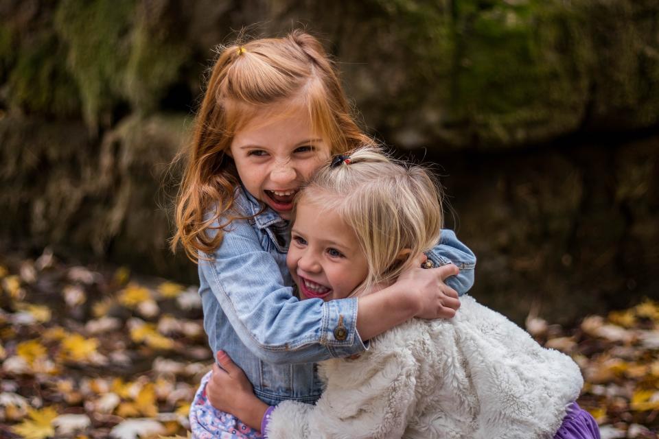 Girls playing