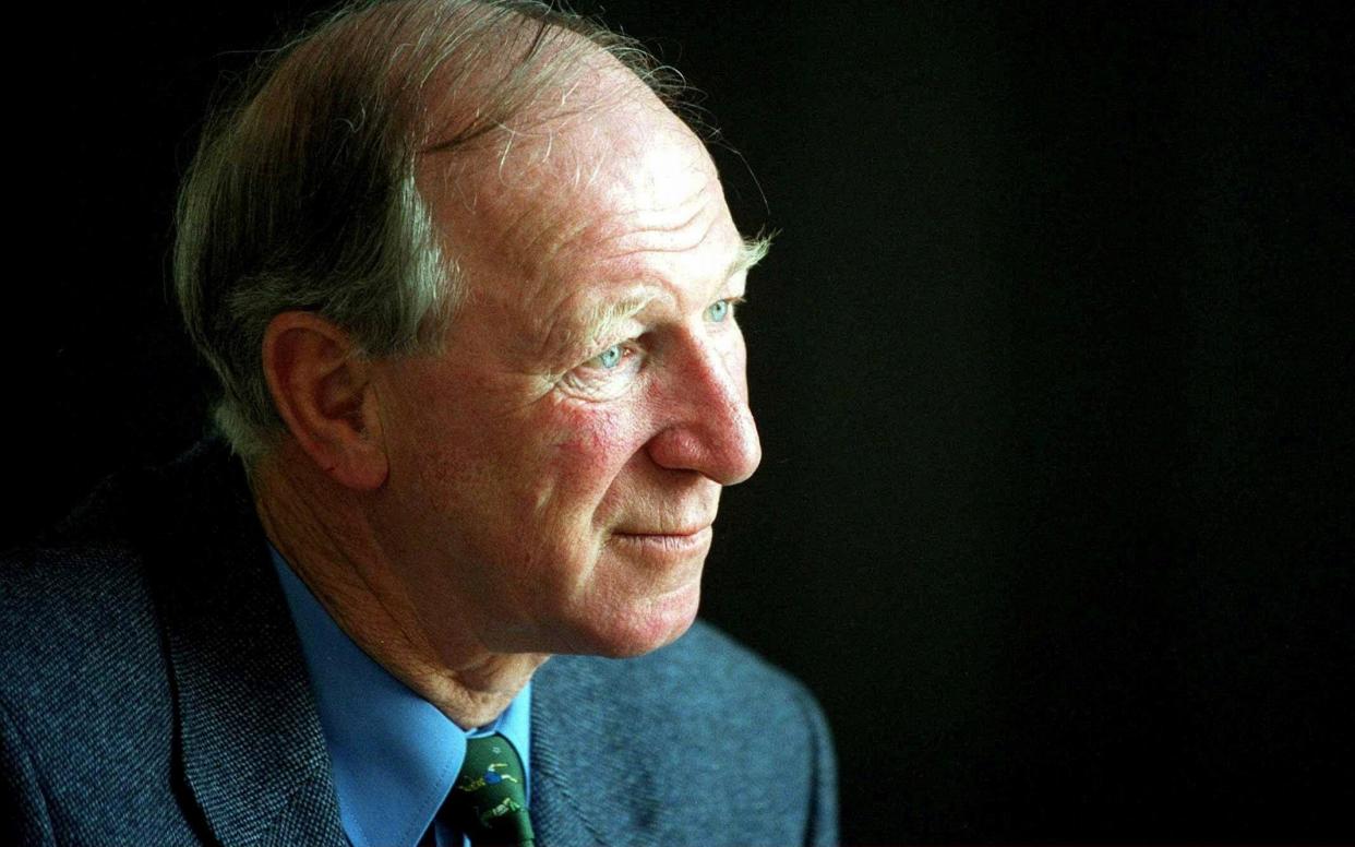 Jack Charlton during a visit to Dublin in May 2002 - Brendan Moran/Sportsfile via Getty Images