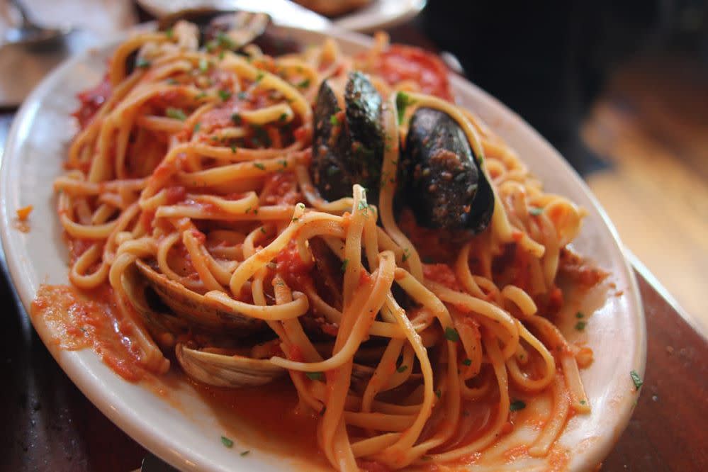 shellfish marinara pasta