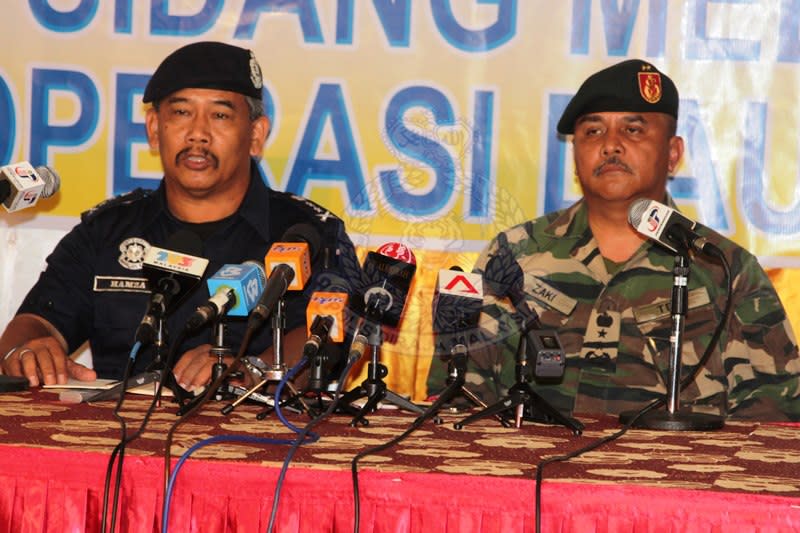 Pics: Malaysian forces on high alert