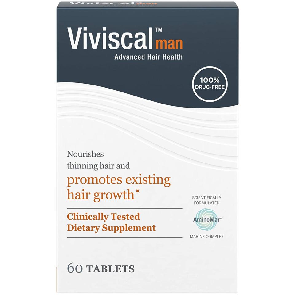 how to make your hair grow faster, Viviscal Man Hair Growth Supplements