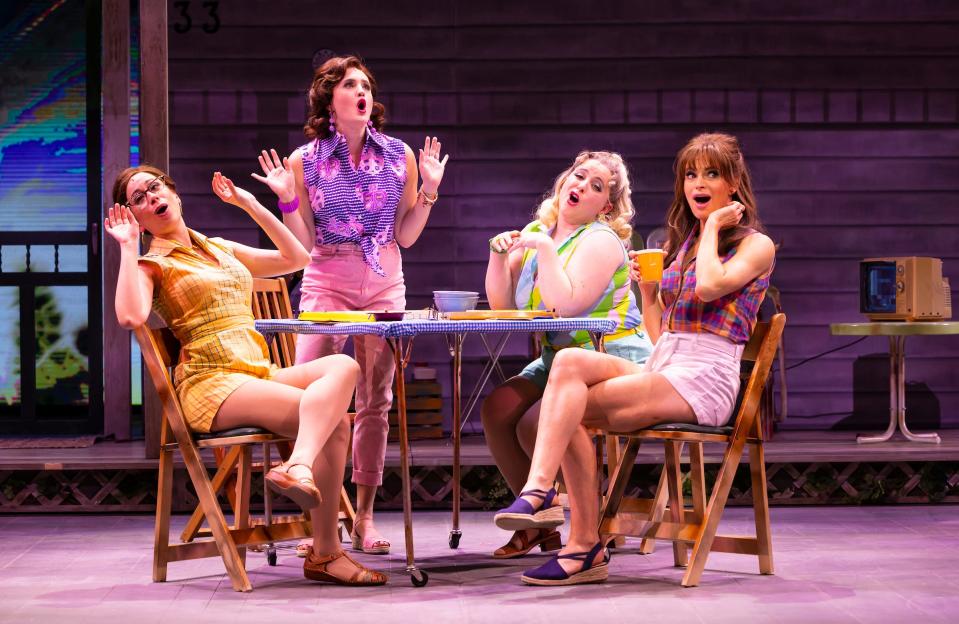 Stephanie Lynne Mason, Blair Goldberg, Megan Kane and Jackie Burns in "A Walk on the Moon."