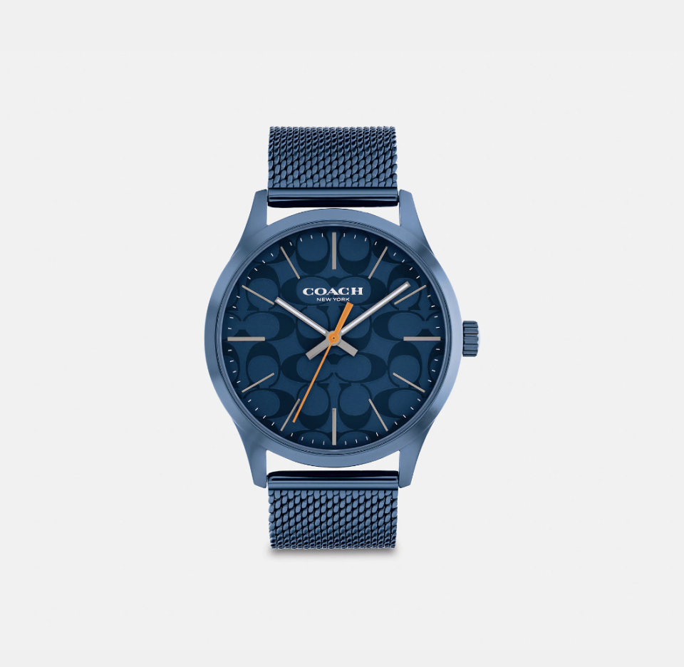 Baxter Watch in navy (Photo via Coach Outlet)