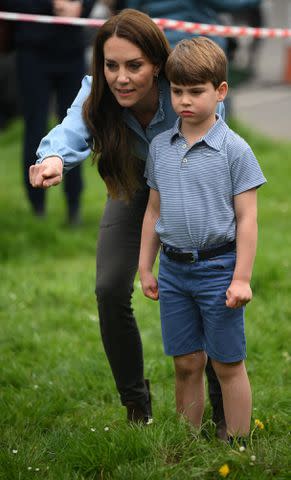 DANIEL LEAL/POOL/AFP via Getty Images Kate Middleton and Prince Louis