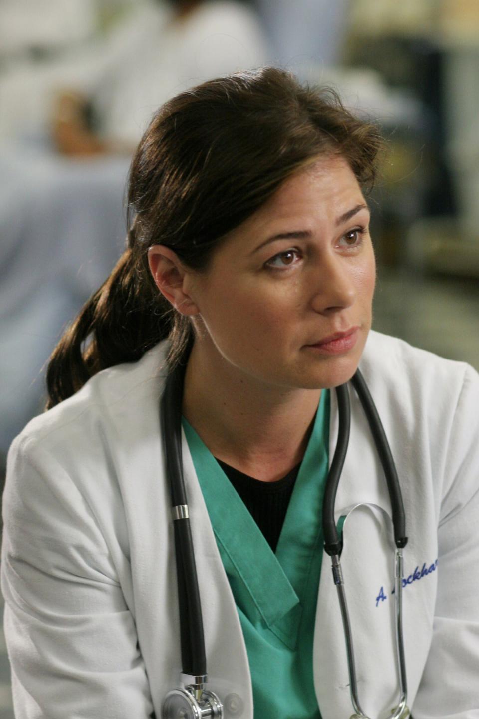Scrubbing in: Tierney as Dr Abby Lockhart in the long-running medical drama ‘ER’ (Shutterstock)