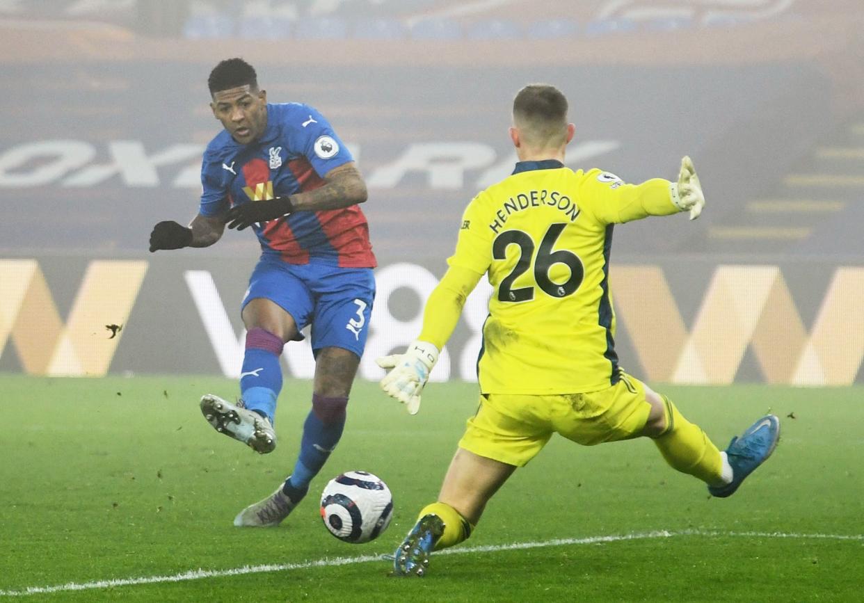 Patrick van Aanholt saw a late chance saved (Reuters)