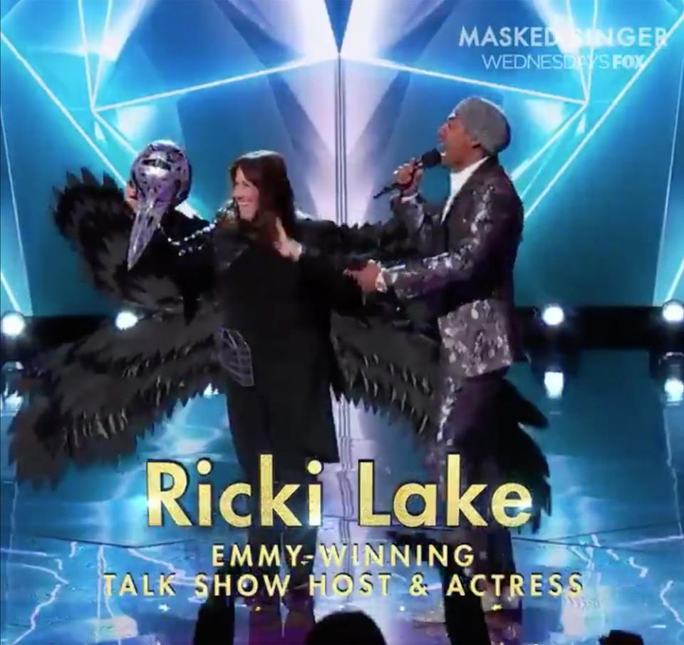 Ricki Lake as the raven