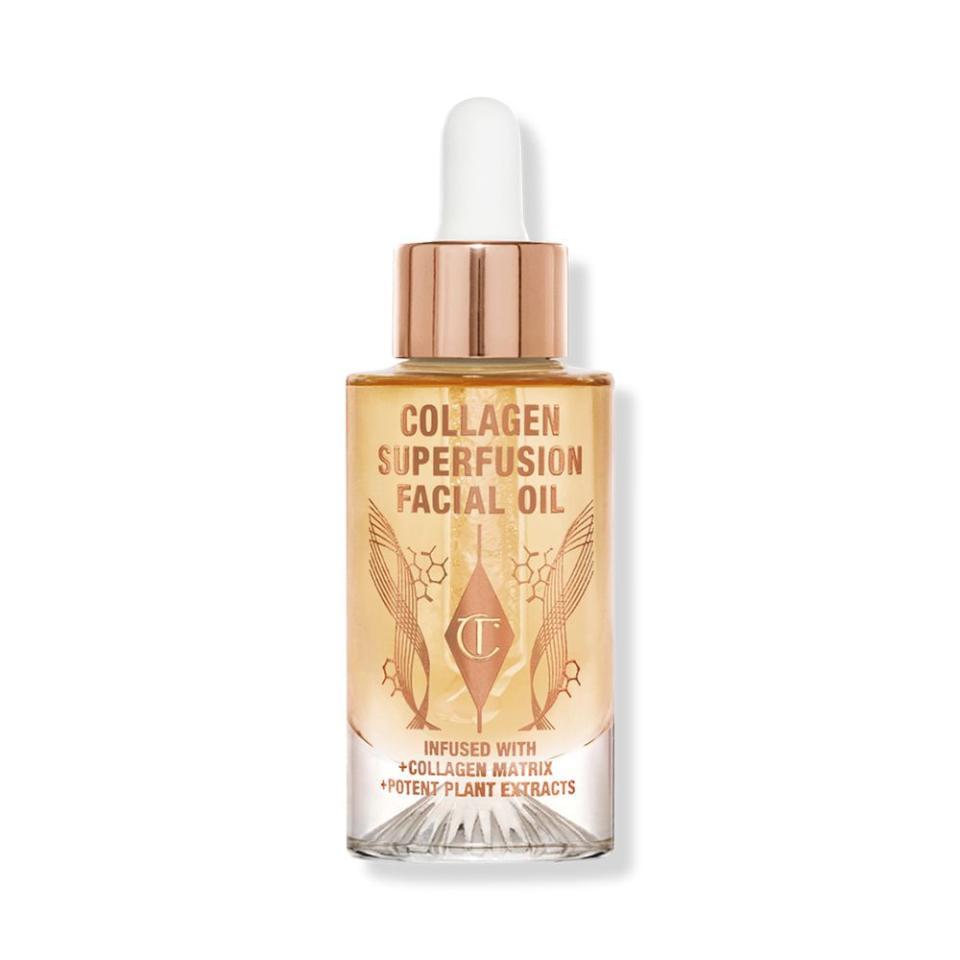 <p><a href="https://go.redirectingat.com?id=74968X1596630&url=https%3A%2F%2Fwww.charlottetilbury.com%2Fus%2Fproduct%2Fcollagen-superfusion-facial-oil&sref=https%3A%2F%2Fwww.elle.com%2Fbeauty%2Fmakeup-skin-care%2Fa60375020%2Fmichaela-jae-rodriguez-charlotte-tilbury-plumpgasm-interview%2F" rel="nofollow noopener" target="_blank" data-ylk="slk:Shop Now;elm:context_link;itc:0;sec:content-canvas" class="link ">Shop Now</a></p><p>Collagen Superfusion Facial Oil</p><p>us.charlottetilbury.com</p><p>$85.00</p>