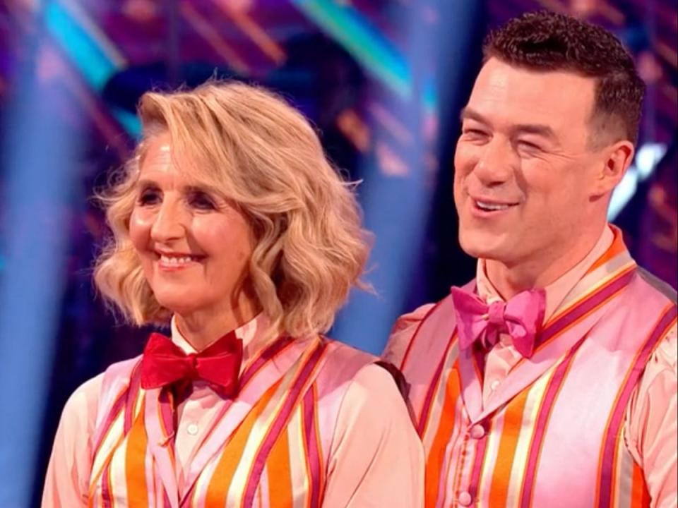 Kaye Adams and Kai Widdrington were eliminated from ‘Strictly’ (BBCV)