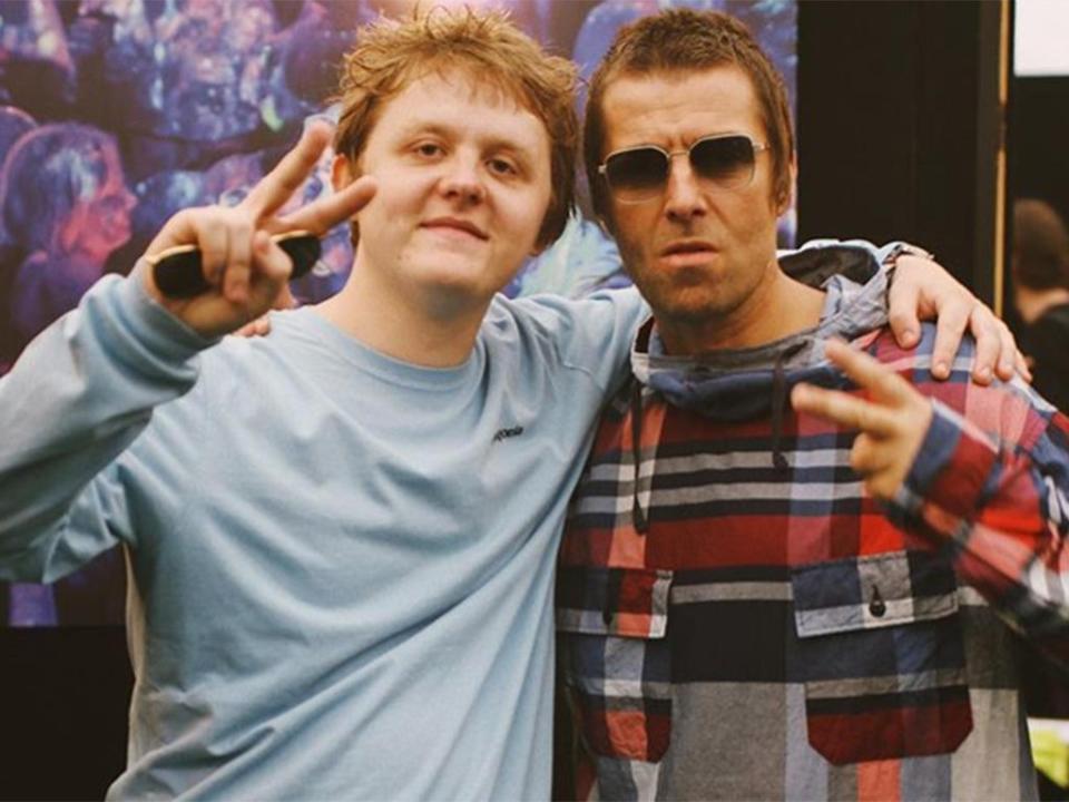 Lads: Lewis Capaldi and Liam Gallagher are festival favourites (Lewis Capaldi / Instagram)