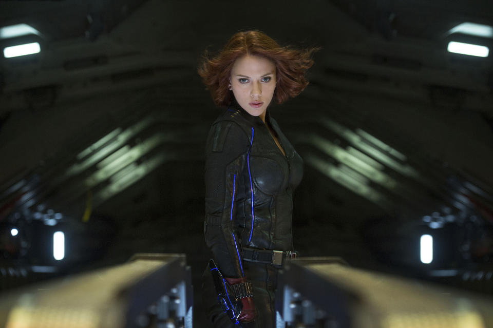 Scarlett Johansson in 'Avengers: Age Of Ultron' | Jay Maidment—Marvel/Walt Disney/Shutterstock