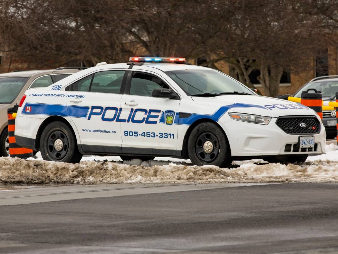 Peel Regional Police have arrested and charged two teens in connection with online threats made against two high schools on Thursday. (Michael Wilson/CBC - image credit)