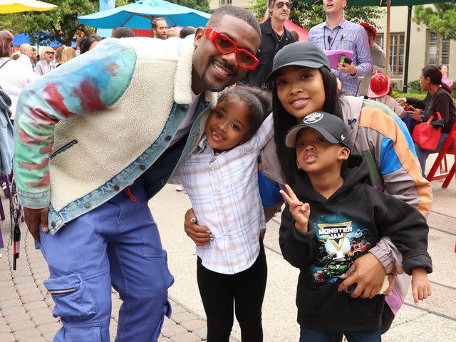 <p>Jesse Grant/Getty</p> Ray J, Melody, Princess Love and Epik attend a special screening of "Paw Patrol: The Mighty Movie" on September 17, 2023, in Los Angeles,California.