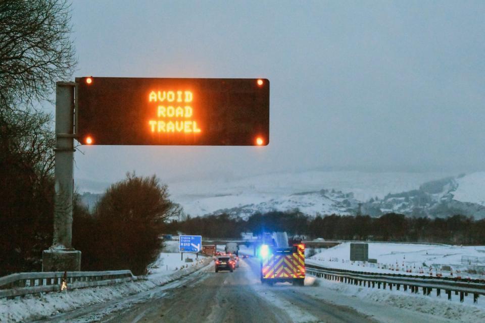 Travel disruptions are at high risk in Scotland and parts of East England from next week (Getty)