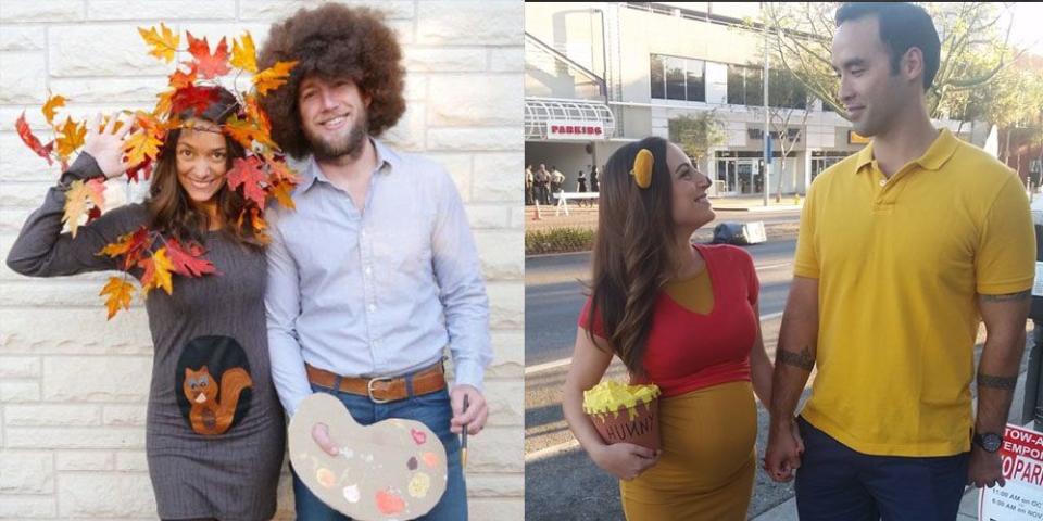 19 Pregnant Couple Costumes That Let Everyone Know You're Expecting