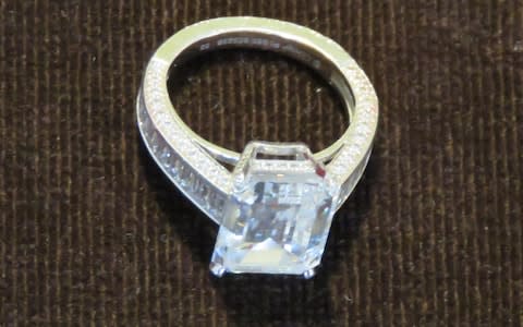 A Cartier diamond ring worth £1.2m - Credit: NCA