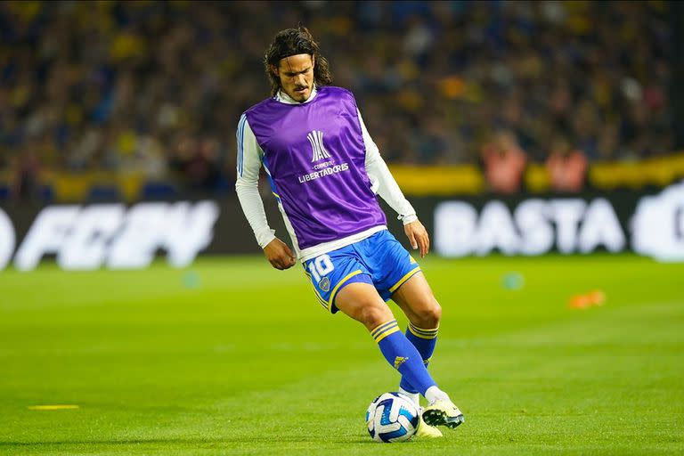 Edinson Cavani quiere acelerar su acondicionamiento físico de cara a todos los compromisos que tiene Boca para el segundo semestre de 2023, en especial por la Copa Libertadores