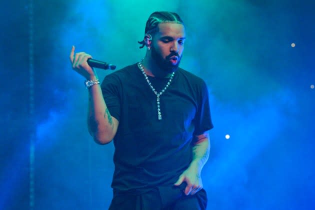 SPOTTED: Drake Rocks the Stage In Louis Vuitton by Virgil Abloh