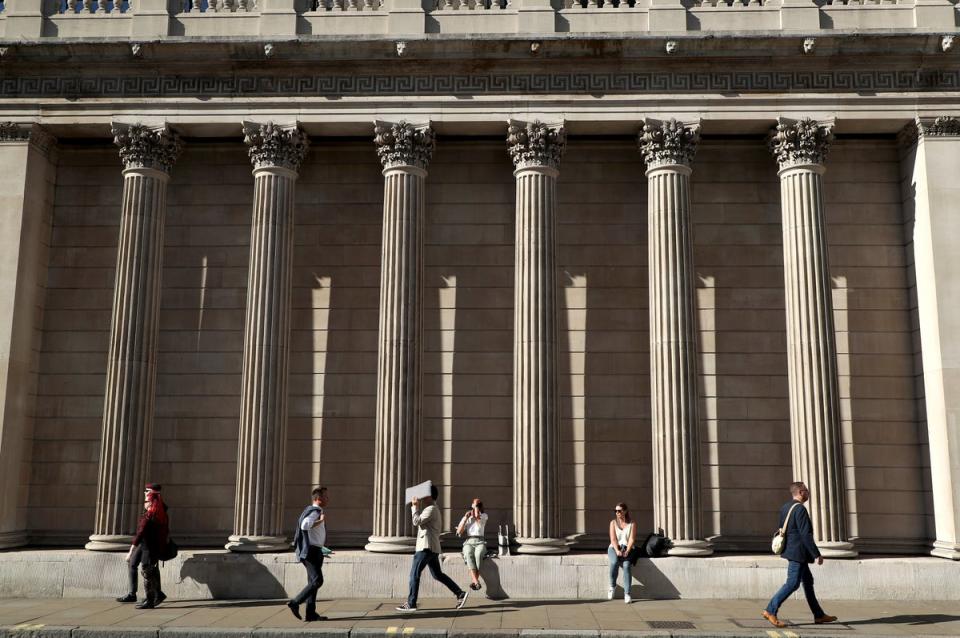 The Bank of England may be forced to increase rates by another half point as soon as next month, economists have warned (Yui Mok/PA) (PA Archive)