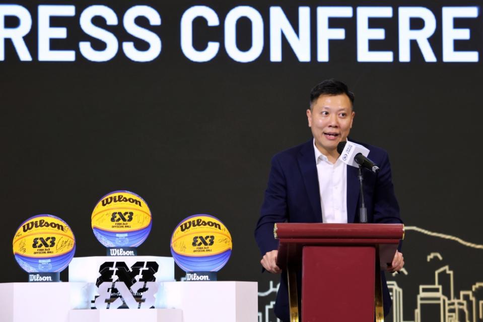 黃耀建表示，將推動三人籃球在粵港澳大灣區的發展。