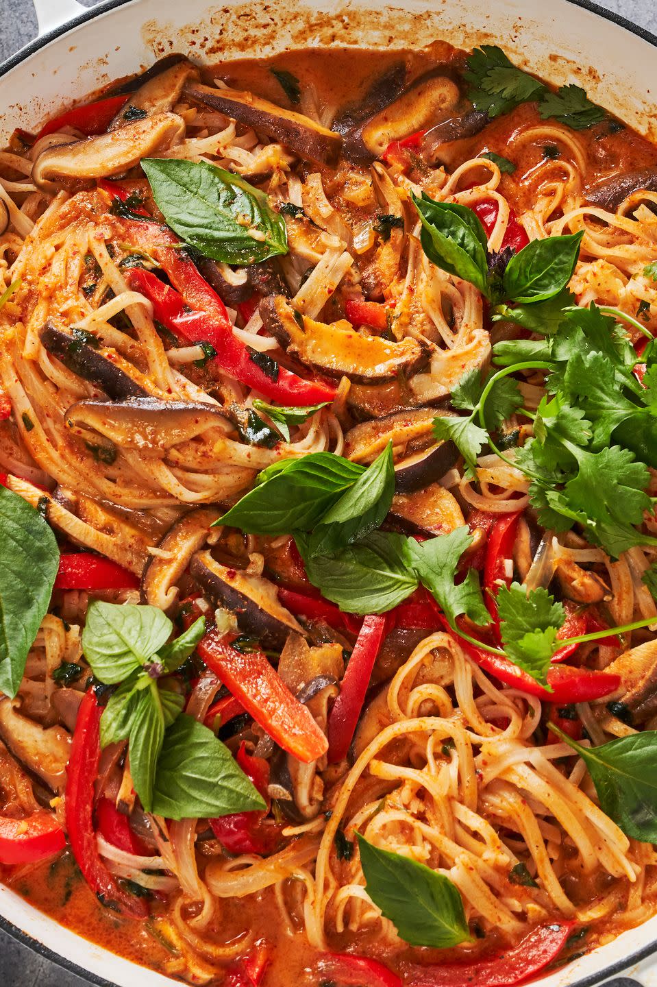 Thai Red Curry Coconut Noodles