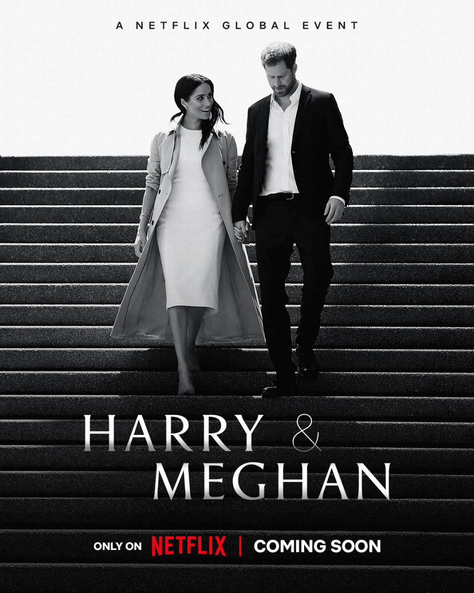 Poster art for Harry & Meghan, which is heading to Netflix soon. (Netflix)