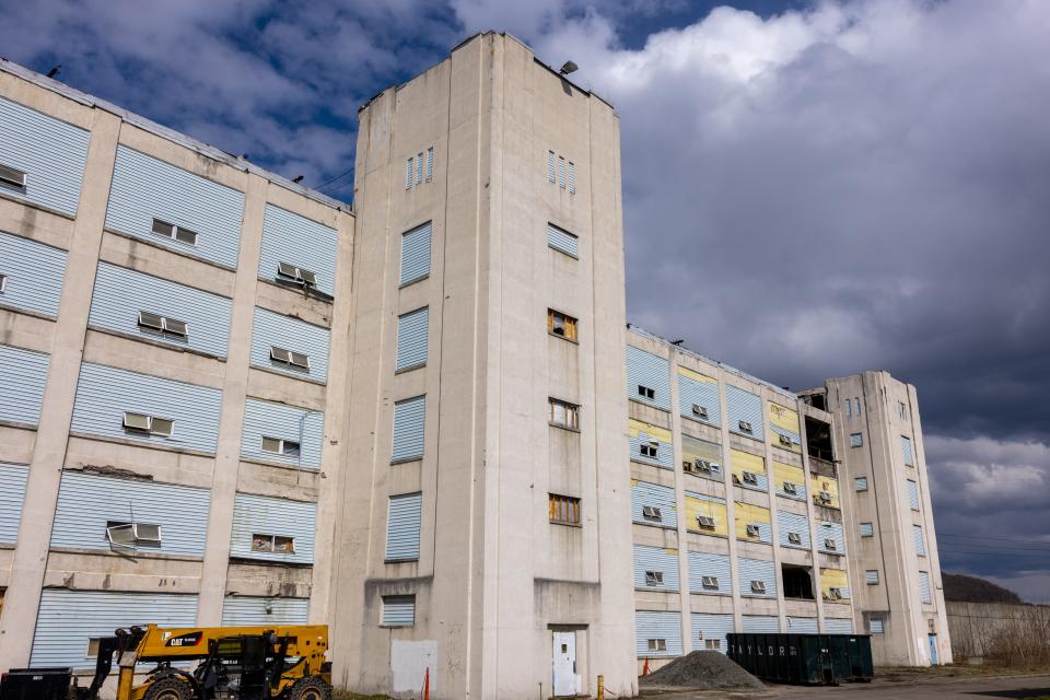 Construction at the former EJ Victory building at 59 Lester Ave. in Johnson City took shape in 2022.