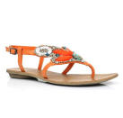 Complete your beach-side look with these gorgeous orange and turquoise beaded sandals from Moda in Pelle . <br><br> £39.95 <a href="http://www.modainpelle.com/Narinda-in-Orange" rel="nofollow noopener" target="_blank" data-ylk="slk:Moda in Pelle;elm:context_link;itc:0;sec:content-canvas" class="link ">Moda in Pelle</a>